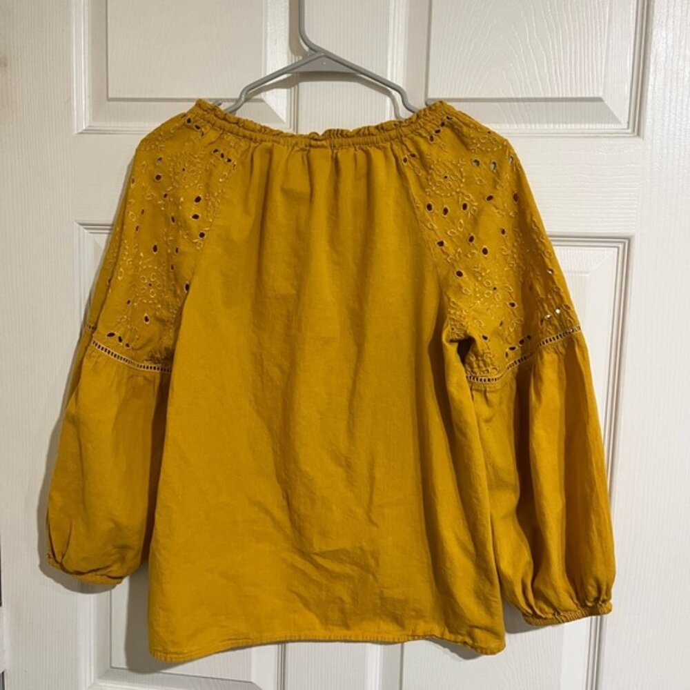 Yellow Boho Top - Picture 3 of 3